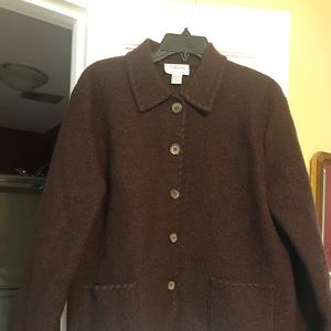 Talbots brown wool blazer